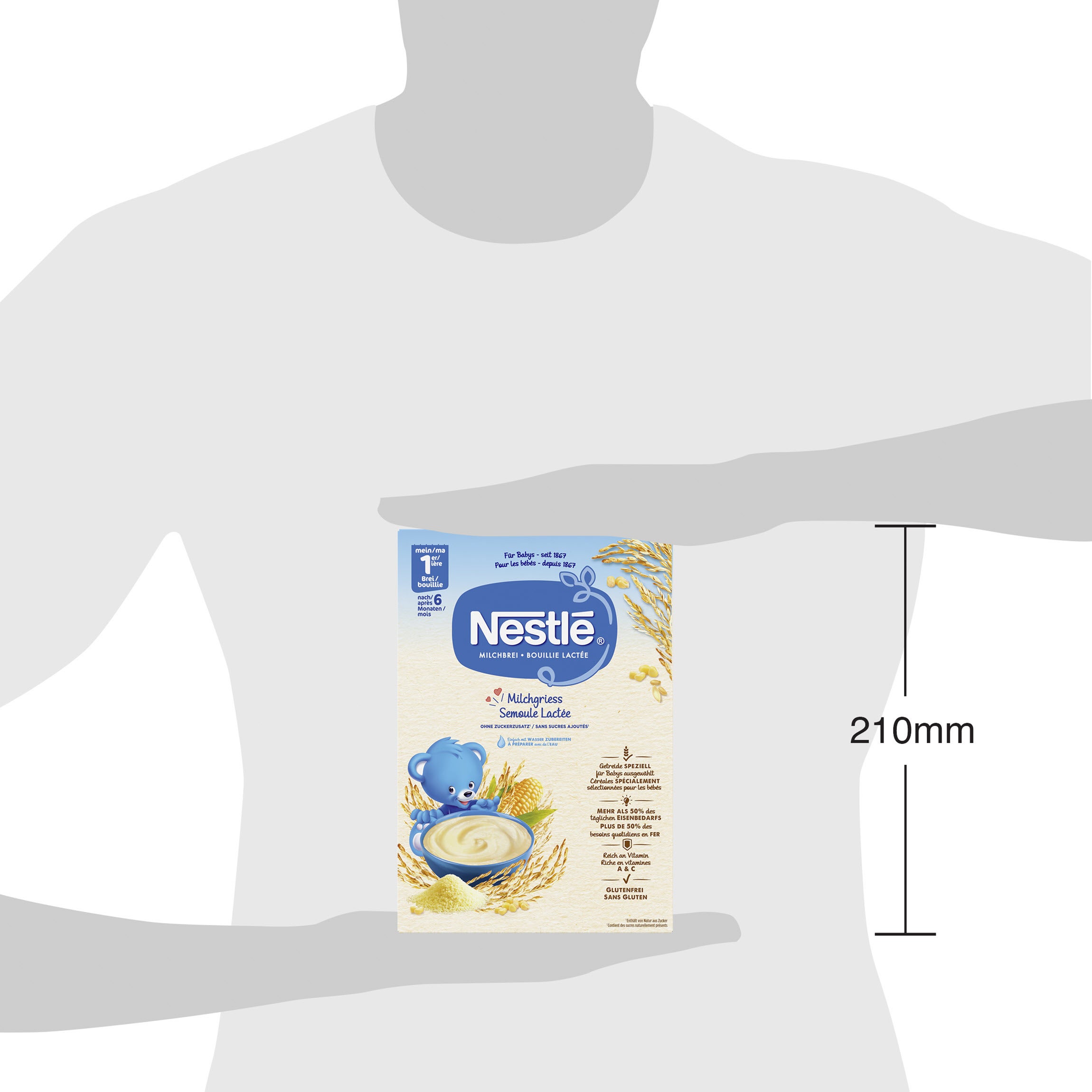 Nestlé Céréales pour bébés Lait Semoule 4 mois - acheter sur Galaxus