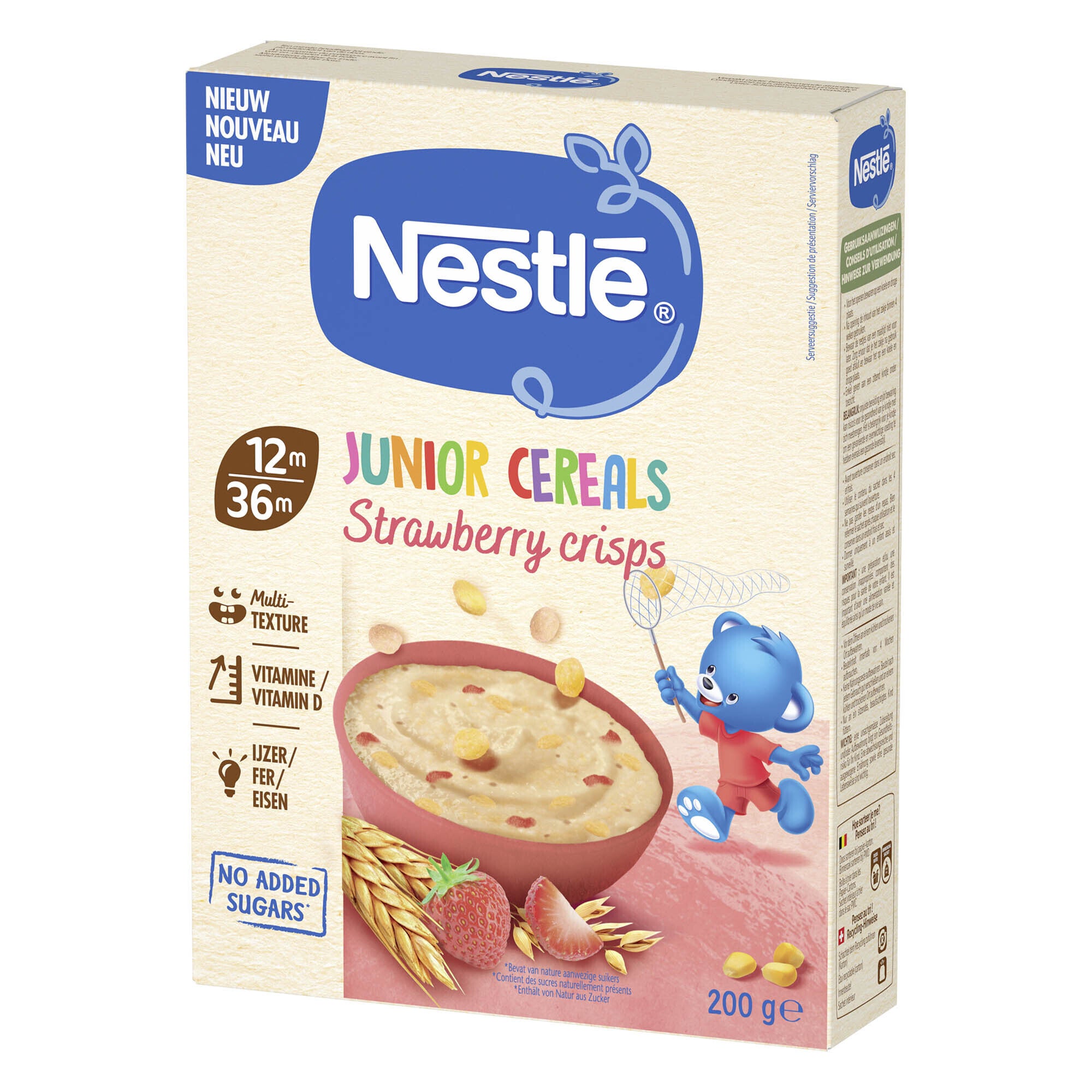 Nestlé Junior Cereals Strawberry Crisps