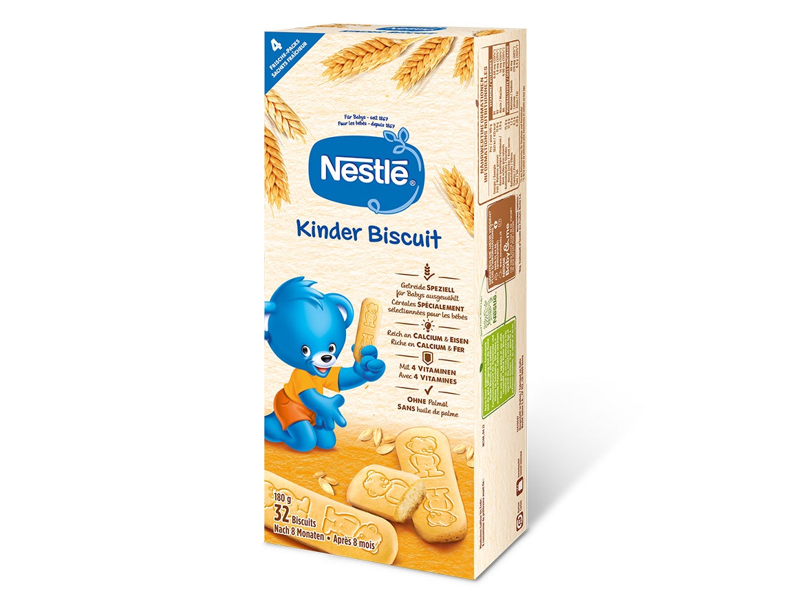 Nestlé Kinder Biscuits der Snack für Kinder Nestlé Baby & me
