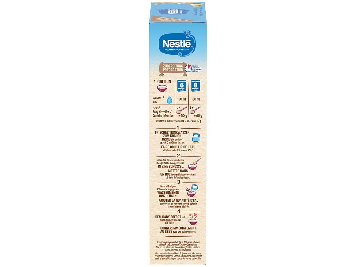 Nestlé Milchbrei Himbeere, Banane & Vollkorncerealien