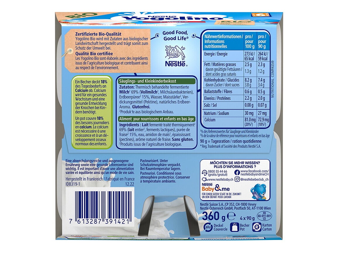 Yogolino Bio Erdbeere