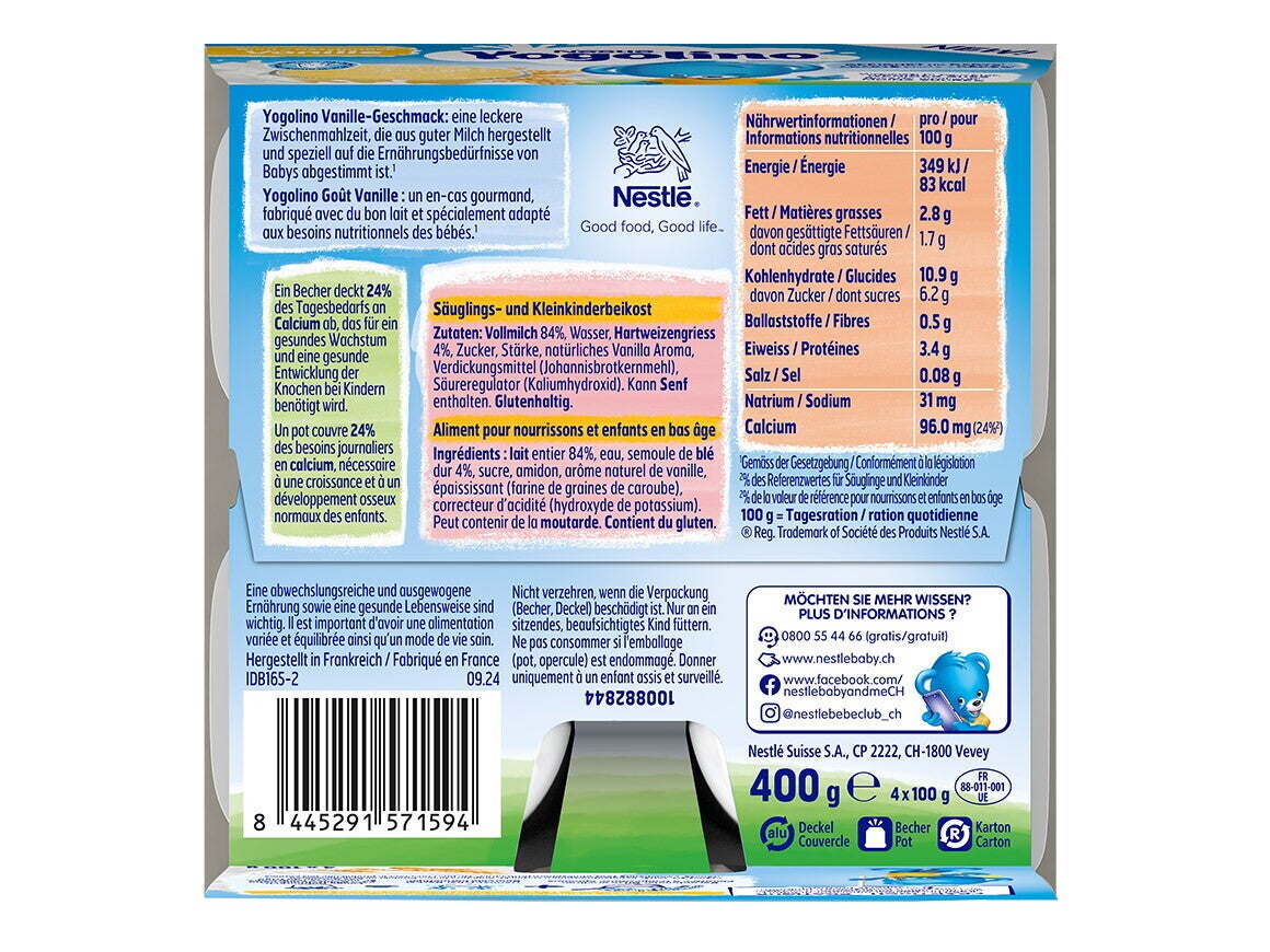 Yogolino Vanille-Geschmack