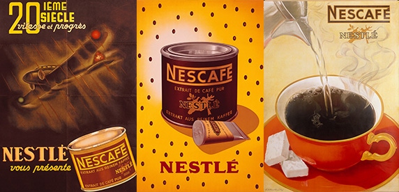 eine Tasse Nescafé
