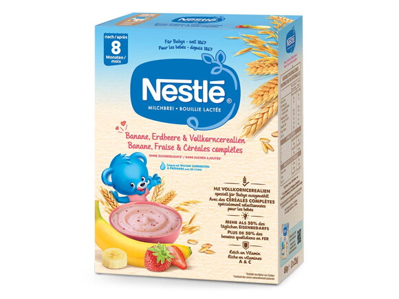 Nestlé Baby Cereals Banane, Erdbeere & Vollkorncerealien