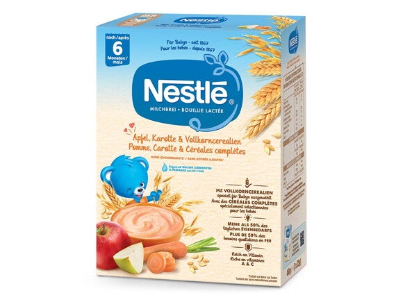 Nestlé Baby Cereals Apfel, Karotte & Vollkorncerealien