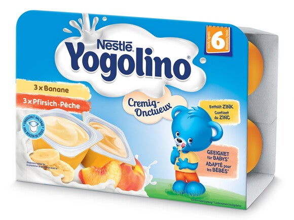 Nestlé Yogolino Cremig Banane Pfirsich Nestlé Yogolino Cremig Banane Pfirsich