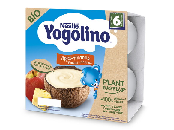 Yogolino Bio Plant-Based Apfel Ananas