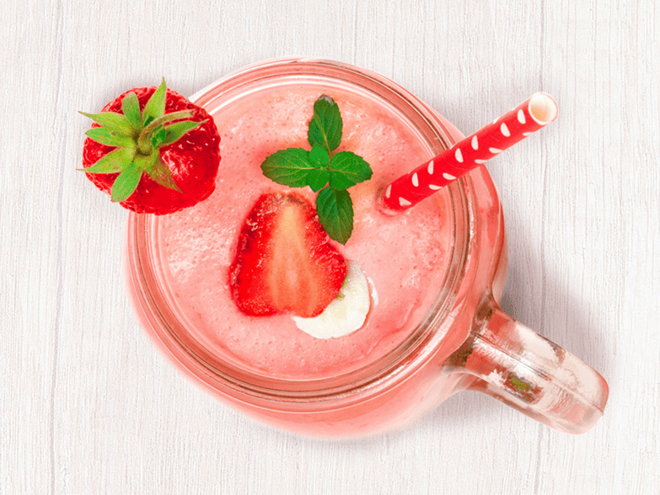 Yogolino - Erdbeer-Bananen Smoothie Yogolino - Erdbeer-Bananen Smoothie
