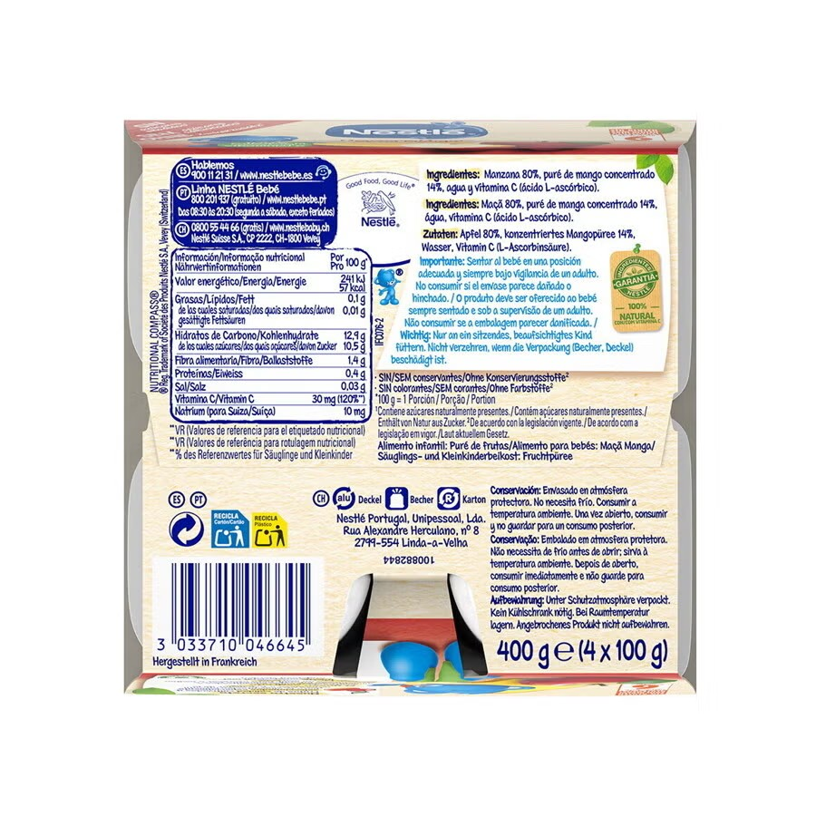Nestlé Apfel-Mango-Kompott