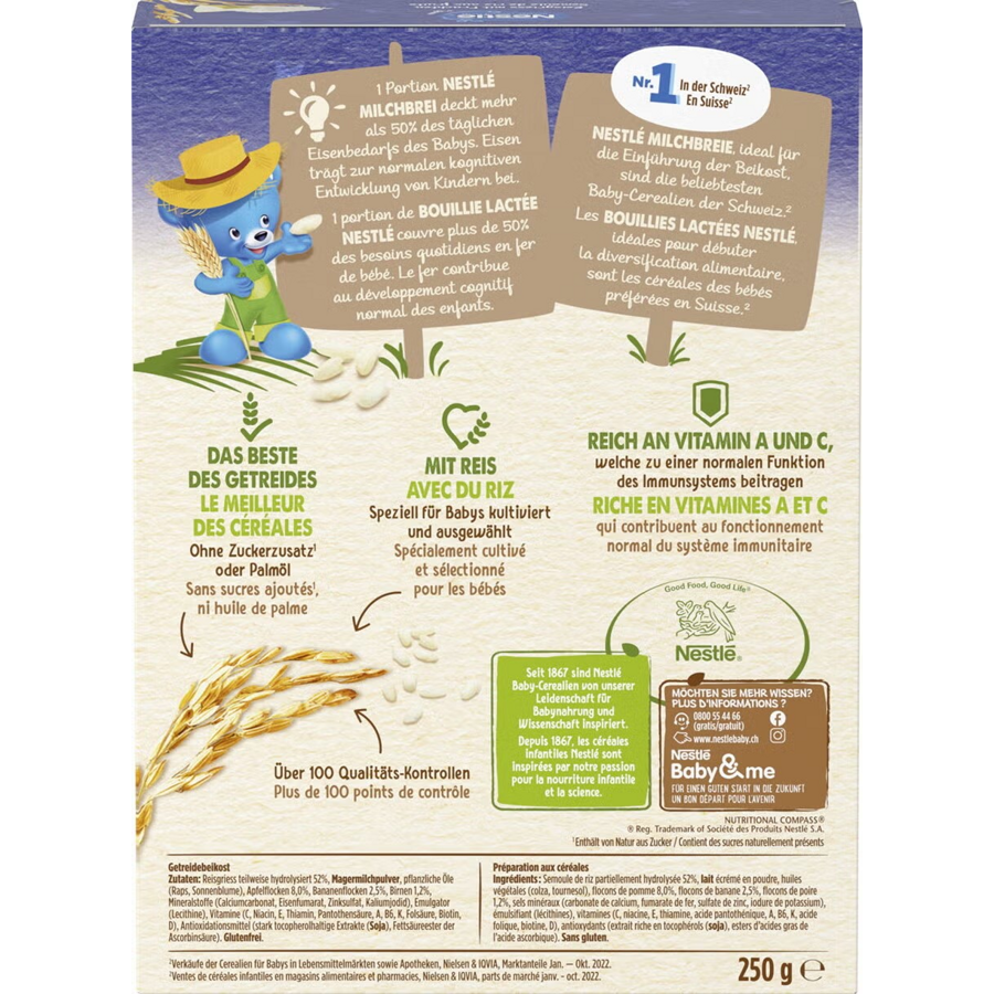 Nestlé Milchbrei Pyjama Reisgriess mit Früchten