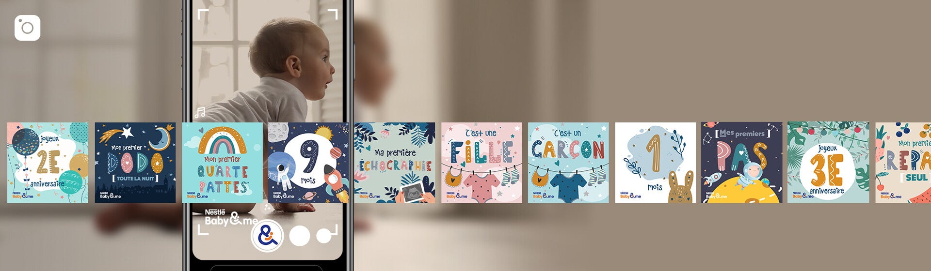 Cartes des étapes pour ton bébé ! Cartes des étapes pour ton bébé !