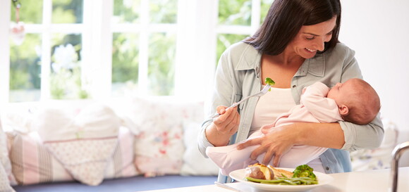 Achten Sie darauf, dass Ihre eigene Ernährung nährstoffreich ist