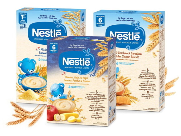 Nestlé Milchbrei Babyessen mit echten Früchten und Gemüse, ideal für die gesunde Ernährung von Kleinkindern Nestlé Milchbrei Babyessen mit echten Früchten und Gemüse, ideal für die gesunde Ernährung von Kleinkindern