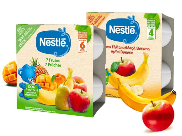 Compotes de fruits et snacks aux légumes Nestlé pour bébés, adaptés à une alimentation saine des nourrissons et des jeunes enfants